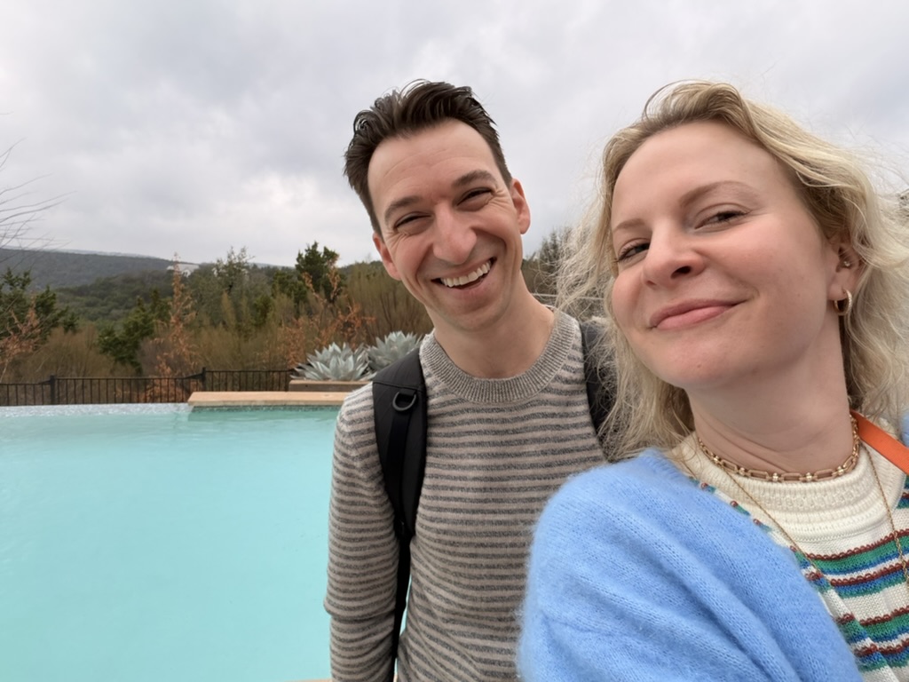 A warm afternoon by the pool